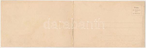 Bad Ischl, 2-tiled folding panoramacard (wet damage)