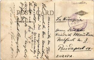 1937 Maracaibo, street view, automobile, shops, Cauchos Goodyear. photo (EB)