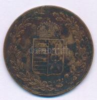 ~1900. "Egész napi munka" Cu-Ni Dohánygyári bárca (38mm) T:VF patina, ph