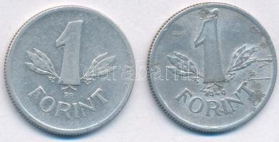 1949. 1Ft Al "Kossuth-címer" + 1949. 1Ft Al "Rákosi-címer" T:VF egyiken anyaghib...