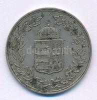 ~1900. "Fél napi munka" Cu-Ni Dohánygyári bárca (28mm) T:AU,XF patina