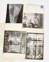 Az "R" kiállítás katalógusa, Műegyetem R épület, 1970 december. H.n, é.n., k.n. Többek köz...