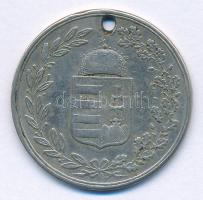 ~1900. "Fél napi munka" Cu-Ni Dohánygyári bárca (28mm) T:VF ly