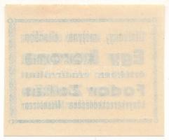 Miskolc ~1920. 1K &quot;Fodor Zoltán Könyvkereskedés&quot; utalvány felülbélyegzés nélkül T:AU
Adam...