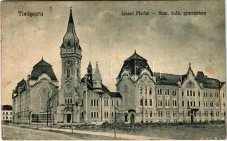 1923 Temesvár, Timisoara; Liceul Piarist / Római katolikus gimnázium. Galambos kiadása / Catholic grammar school (fl)