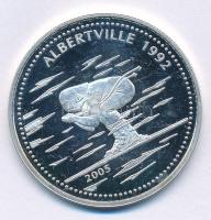 Mongólia 2005. 500T Ag "XVI. Téli Olimpia - Albertville 1992" T:AU (PP) karc Mongolia 2005...