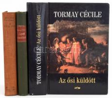 Tormasy Cécile 3 könyve: Emberek és kövek között 1919, A régi ház 1939, Az ősi küldött 2009. Foltokkal, gerincsérüléssel.