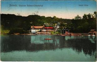 1926 Szováta, Sovata; Statiune Balneo-Climaterica, Lacul Ursu / Medve-tó, fürdő / lake, bath (EM)