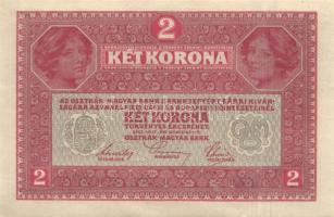 1917. 2K (2x) egyugrású sorszámokkal T:I