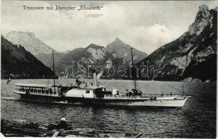 Traunsee (Salzkammergut), Dampfer Elisabeth / steamship