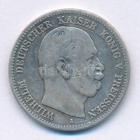 Német Államok / Poroszország 1876A 2M Ag I. Vilmos Berlin T:F patina German States / Prussia 1876A 2 Mark Ag Wilhelm I Berlin C:F patina Krause KM#506