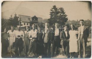 1935 Kolibica, Colibita; fürdő vendégek / spa guests. photo (EB)