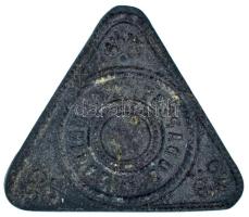 ~1900. "Budapesti Államhidak" Zn hídbárca, lyukasztás nélkül (30x32mm) T:AU,XF