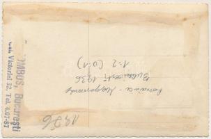 1936 Bucharest, Bukarest, Bucuresti, Bucuresci; Románia - Magyarország 1:2 labdarúgó mérkőzés, focis...