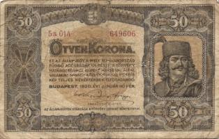 1920. 50K (2x) T:III,III/IV