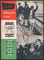 1968 Sportélet Olimpiai szám, IV. évf. 11. sz., 1968. november. Benne a mexikói olimpia részletes eredményeivel. Tűzött papírkötés, jó állapotban.