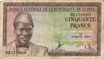 Guinea 1960. 50Fr, 100Fr T:III