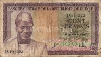 Guinea 1960. 50Fr, 100Fr T:III