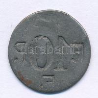 ~1900-1918. "Fővárosi Pavilon" 10f névértékű Fe bárca (21mm) T:XF