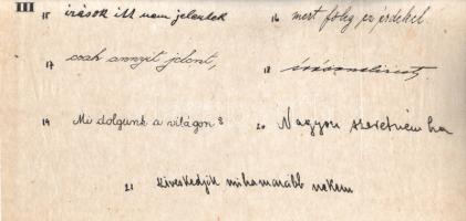 (Kendi Miklós): Grafológus automata. Minden kézírásból őszinte jellemrajzot készít. 126264. számú ma...