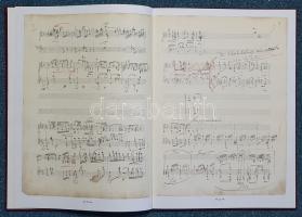 Liszt (Ferenc), Franz:
XIX. magyar rapszódia zongorára. Az eredeti kézirat fakszimile kiadása. XIX....