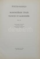 Kodály Zoltán: Marosszéki táncok zongorára. Az eredeti kézirat fakszimile kiadása. Marosszéker Tänze...