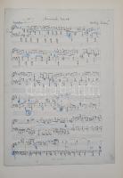 Kodály Zoltán: Marosszéki táncok zongorára. Az eredeti kézirat fakszimile kiadása. Marosszéker Tänze...