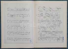 Kodály Zoltán: Marosszéki táncok zongorára. Az eredeti kézirat fakszimile kiadása. Marosszéker Tänze...