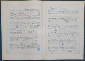 Kodály Zoltán: Marosszéki táncok zongorára. Az eredeti kézirat fakszimile kiadása. Marosszéker Tänze...