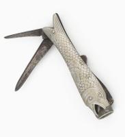 Hal formájú bicska és szivarvágó 9 cm