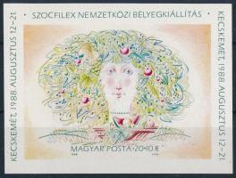 1988 Szocfilex vágott blokk (4.000)