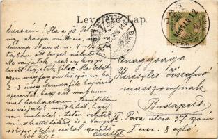 1906 Bag (Pest), Jegyző lakás, kereszt. photo (EK)