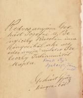 XVIII. sz. családtörténeti iratok. Kubinyi, Bornemisza, Vay, stb család. kb 15 db irat, levél