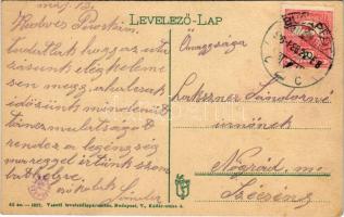 1916 Szombathely, Bagolyvár. Vasúti levelezőlapárusítás 46-1917