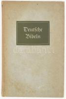 Dr. Friedrich Schulze: Deutsche Bibeln vom ältesten Bibeldruck bis zur Lutherbibel. Leipzig, 1934, Bibliographisches Institut. Német nyelven. Kiadói kartonált papírkötés, egy kijáró táblával.