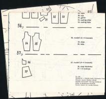 1978 Gyermekdivat, tervezte és rajzolta: Lukács Zsuzsa, szabásminta-melléklettel