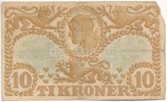 Dánia 1942. 10K "R" T:VG anyaghiány az egyik saroknál
Denmark 1942. 10 Kroner "R&quo...