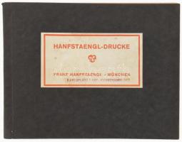 Hanfstaengl - Drucke. München, én., Franz Hanfstaengl. Német nyelven. Gazdag képanyaggal illusztrált. Kiadói haránt-alakú papírkötés.