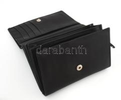 Bőr pénztárca, új állapotban 9x13 cm
