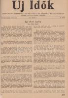 Új Idők. Társadalmi, szépirodalmi, művészeti és kritikai képes hetilap. Szerkeszti: Fodor József. LI...