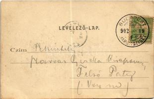 1902 Budapest XIII. Margitszigeti részlet. Divald Károly 601. sz. (EB)