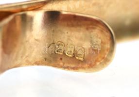 14k arany (Au) nyakkendőtű, jelzett, dobozában 2,94 g