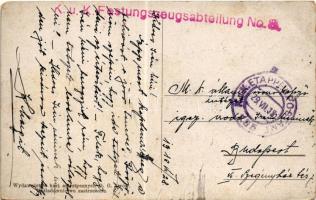 1918 Lviv, Lwów, Lemberg; Ulica Akademicka / Akademiestraße / street view + "K.u.K. Festungszeu...