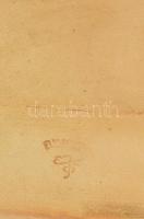 Horthy Miklós büszt mellszobor Elisabetta jelzett terrakotta ca 1940 Hibátlan 33 cm