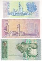 Dél-Afrika 1983-1990. 2R-10R (3xklf) T:F közte tűlyuk
South Africa 1983-1990. 2 Rand - 10 Rand (3xd...