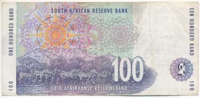 Dél-Afrika 1999. 100R T:F kis anyaghiány, firka
South Africa 1999. 100 Rand C:F small material erro...