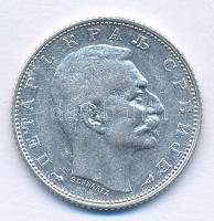 Szerbia 1915. 1D Ag &quot;I. Péter&quot; T:AU  Serbia 1915. 1 Dinar Ag &quot;Petar I&quot; C:AU Krause KM#25