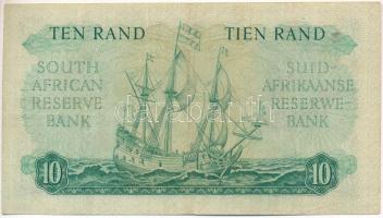 Dél-Afrika 1961. 10R T:F tűzőgép lyuk, anyaghiány
South Africa 1961. 10 Rand C:F stapler holes, mat...