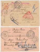 10 db RÉGI tábori postai levelezőlap Óváry Istvánnak küldve feleségétől, Weisz Erzsébettől 1940-44 k...