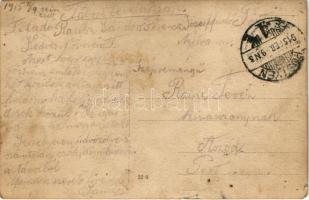 1915 Pöstyén, Piestany; Osztrák-magyar katonák a hadikórház előtt / WWI K.u.K. military, group of so...